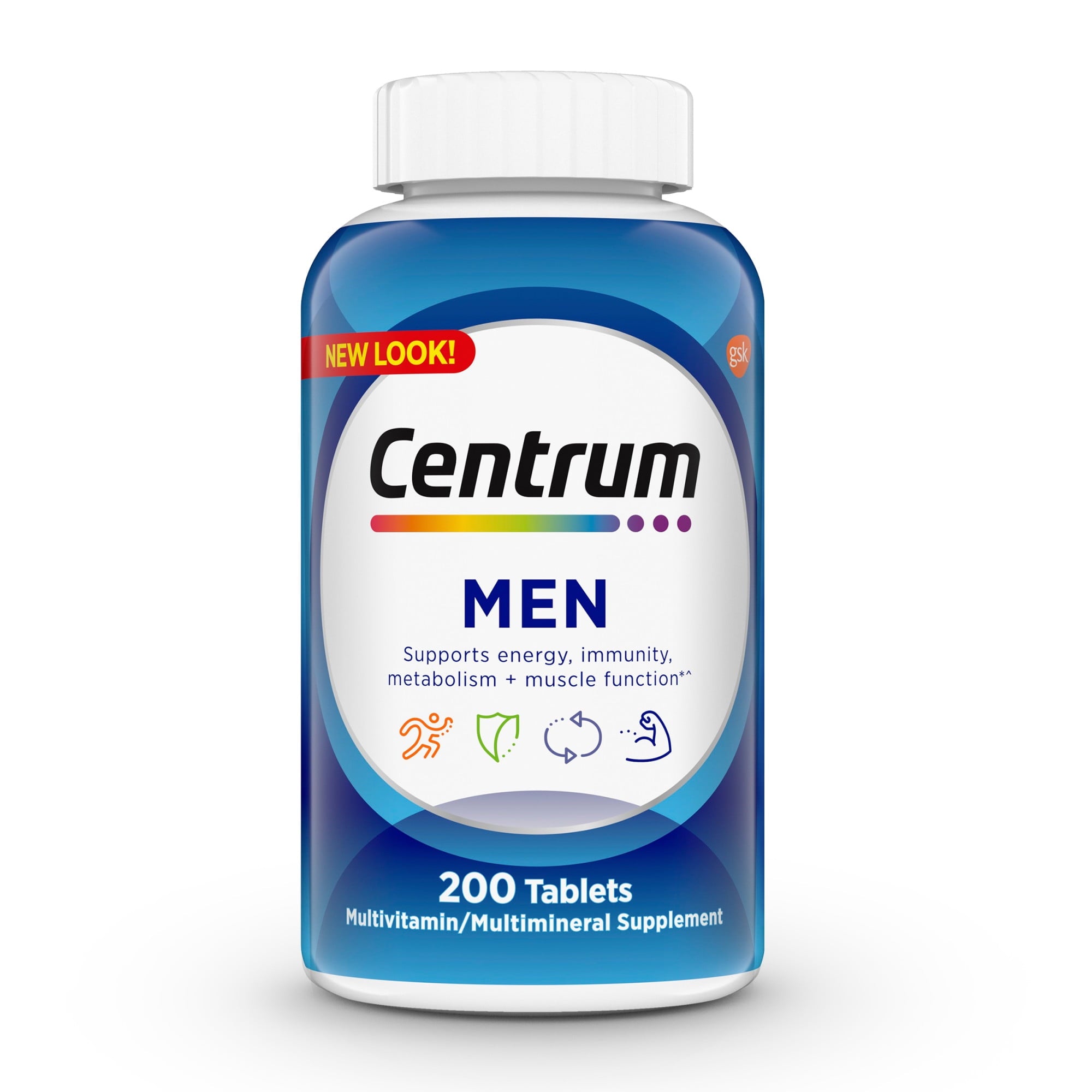 Centrum Multivitamin for Men 200ct - front of bottle