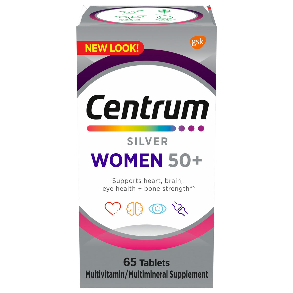 Centrum Silver Women 50 Plus 65ct - front of bottle