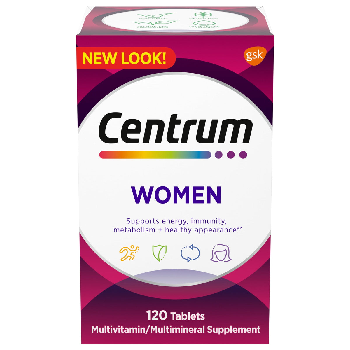 Centrum Multivitamin for Women 120ct - front of bottle