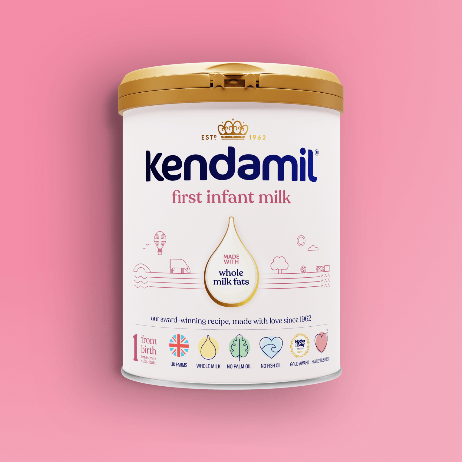 Kendamil Classic First Infant Milk Stage 1 - front of tin