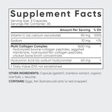 Sports Research Multi Collagen - supplement facts