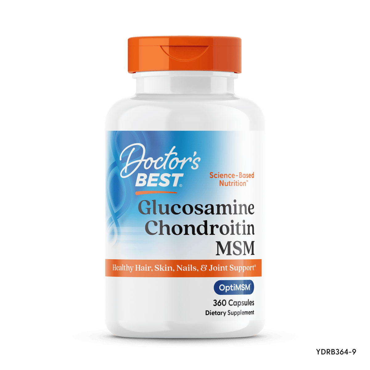 Doctor's Best Glucosamine Chondroitin MSM 360ct - front of bottle