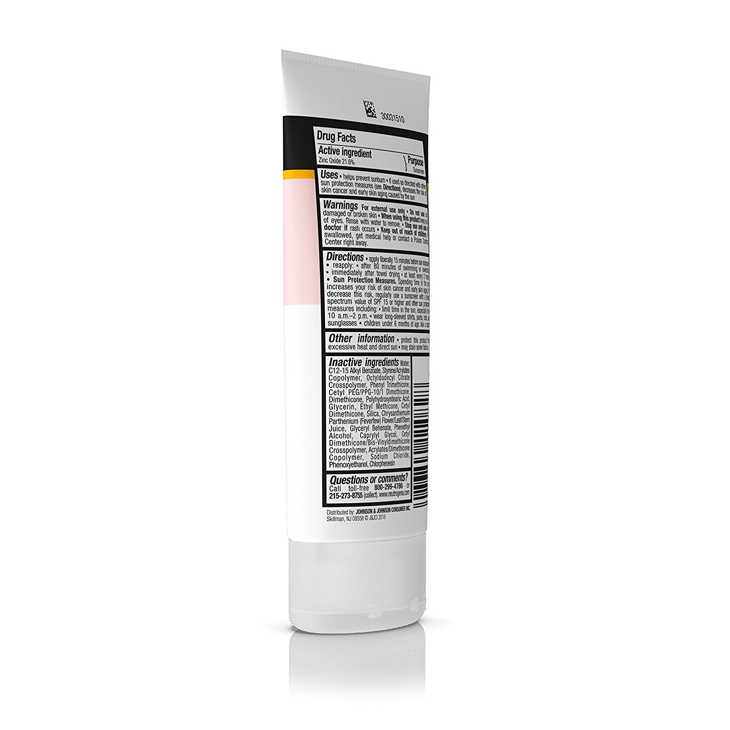 Neutrogena Pure and face baby sunscreen spf 50 tube 3 oz