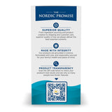Nordic Naturals Ultimate Omega 1280mg 120ct - back of bottle with supplement facts