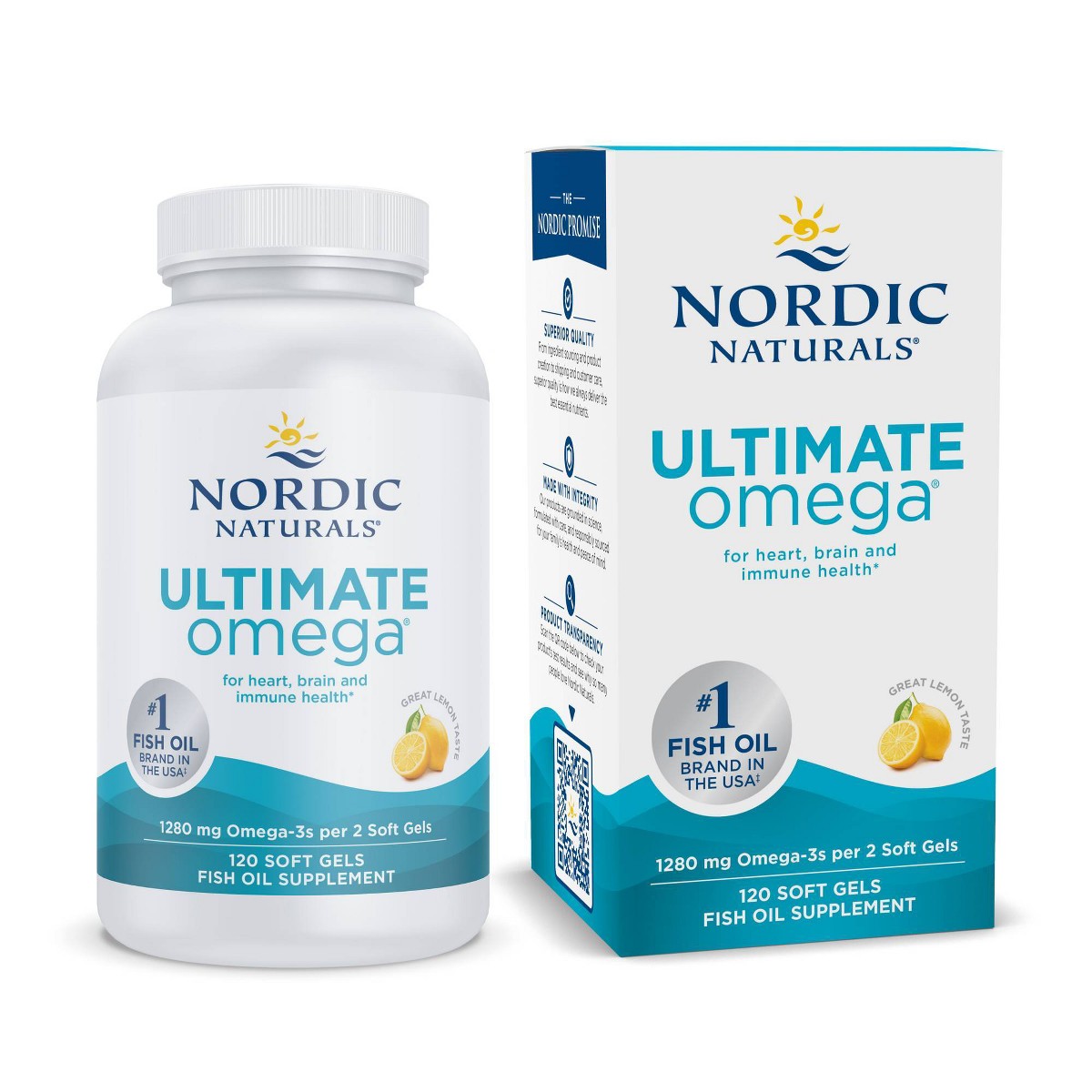 Nordic Naturals Ultimate Omega 1280mg 120ct - additional view