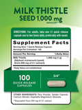 Nature Truth Milk Thistle 1000 mg 100 quick release capsule