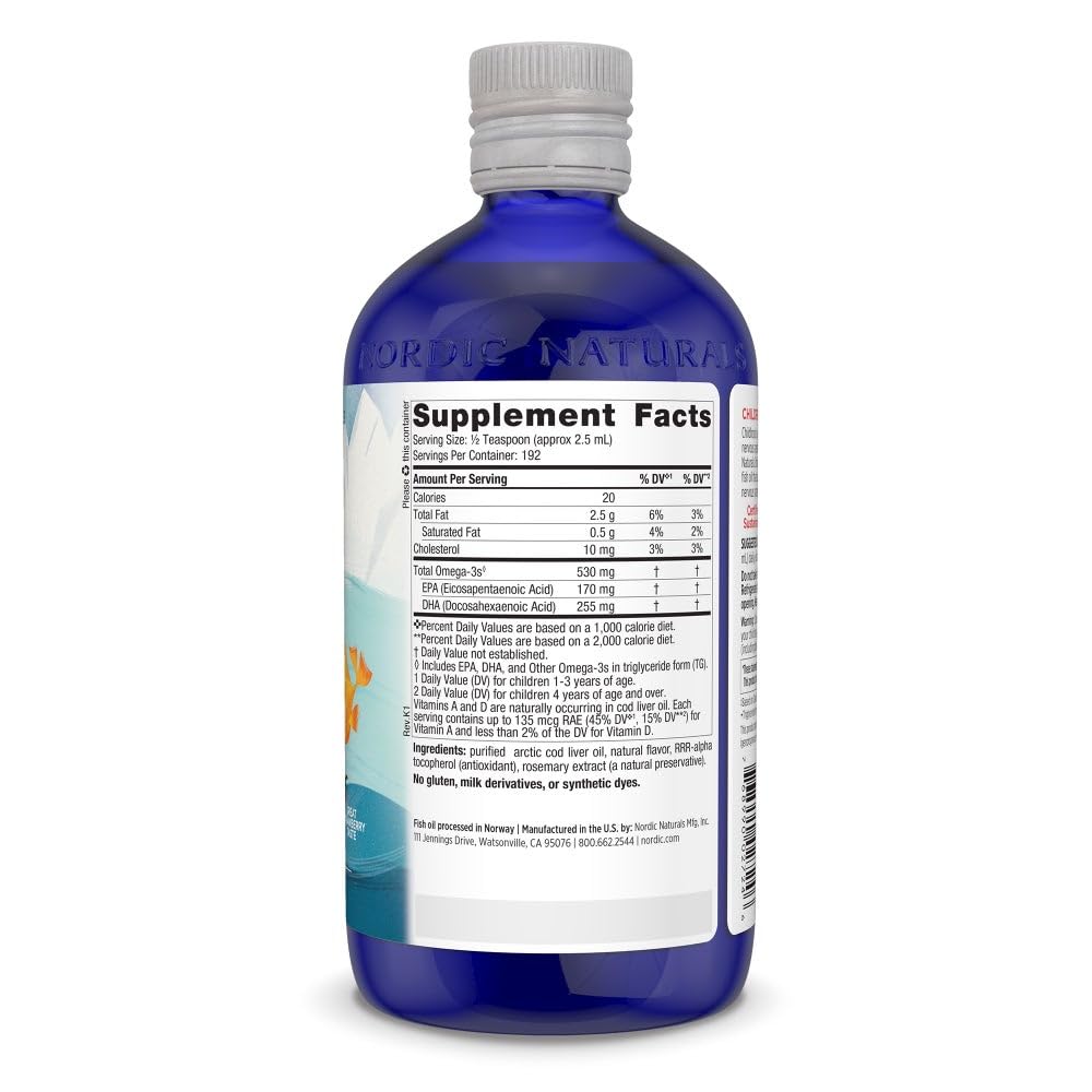 Nordic Naturals Children’s DHA 530 mg Omega-3 119 ml 4 oz