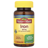 Nature Made Iron 65mg 180ct - front of bottle