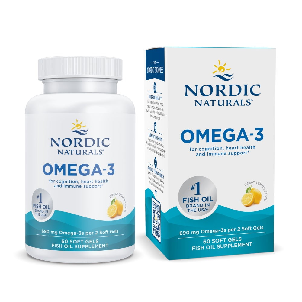 Nordic Naturals Omega-3 690mg 60ct - front of bottle