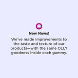 OLLY Restful Sleep Gummy Supplements, Blackberry Zen, 50 Count