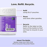 OLLY Restful Sleep Gummy Supplements, Blackberry Zen, 50 Count