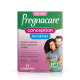 Pregnacare Him and Her Conception 60ct - front of pack