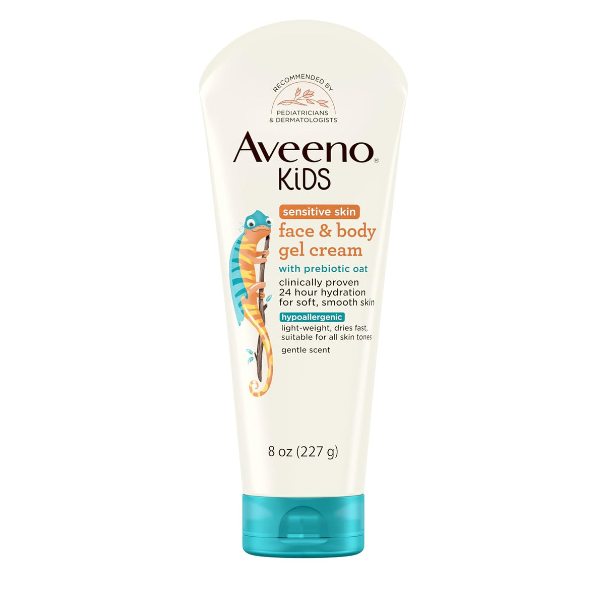Aveeno Kids Face & Body Gel Cream, 8 oz