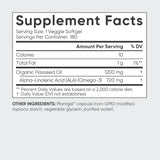 Sports Research Flaxseed Oil - supplement facts
