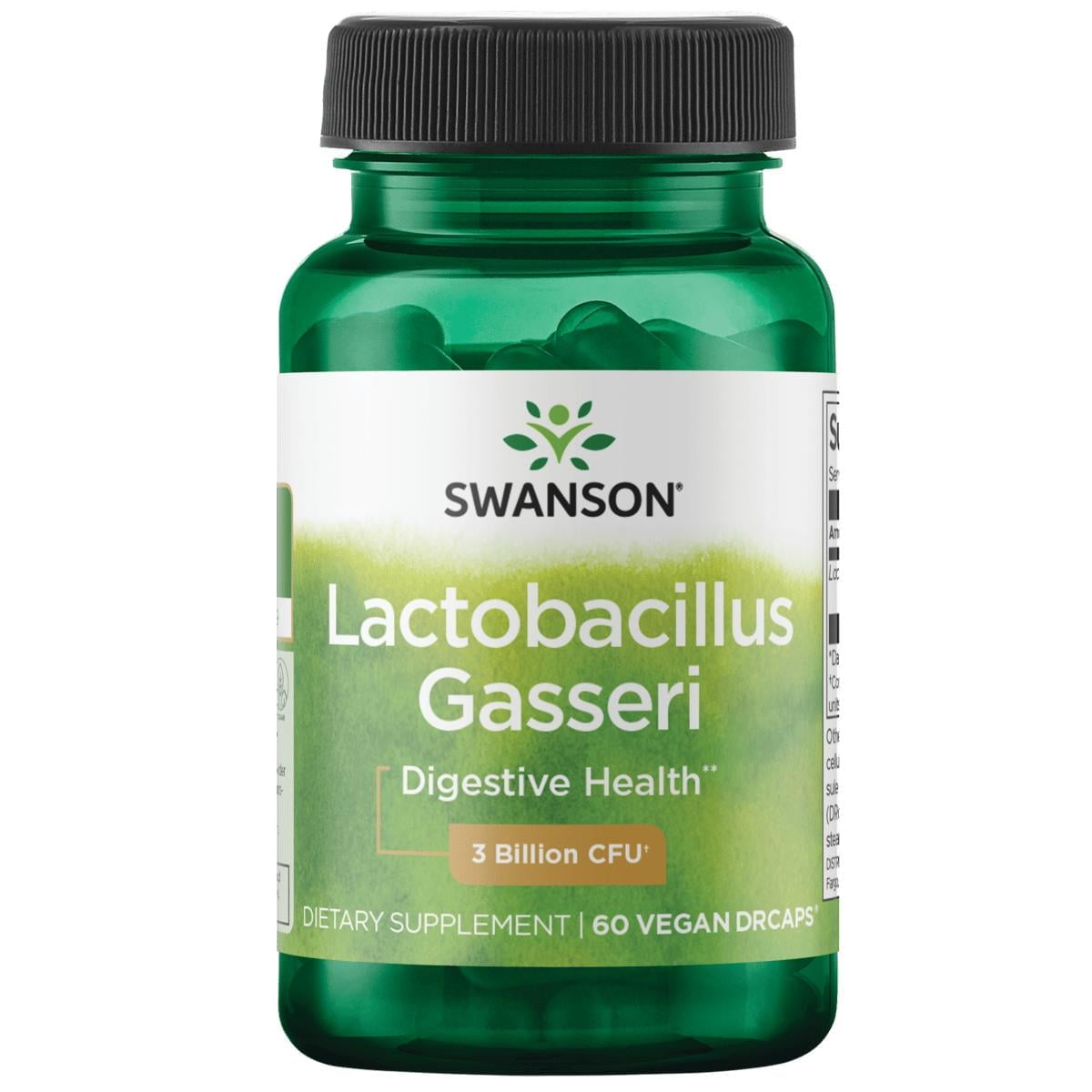 Swanson L. Gasseri Probiotic 3 Billion CFU 60ct - front of bottle