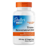 Doctor's Best Trans-Resveratrol 200mg, 60 Veggie Caps