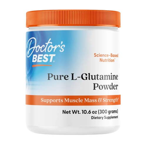 Doctor's Best Pure L-Glutamine Powder, 10.6oz
