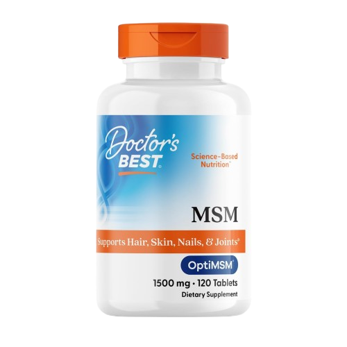 Doctor's Best MSM 1500mg, 120 Tablets