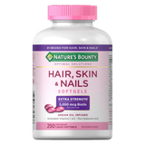 Nature Bounty Hair Skin & Nails, 250 Coated Capsules