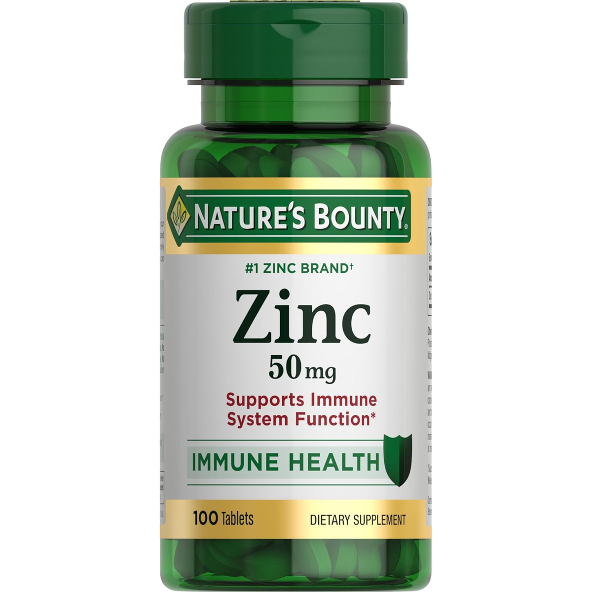 Nature Bounty Zinc 50mg, 100 Tablets
