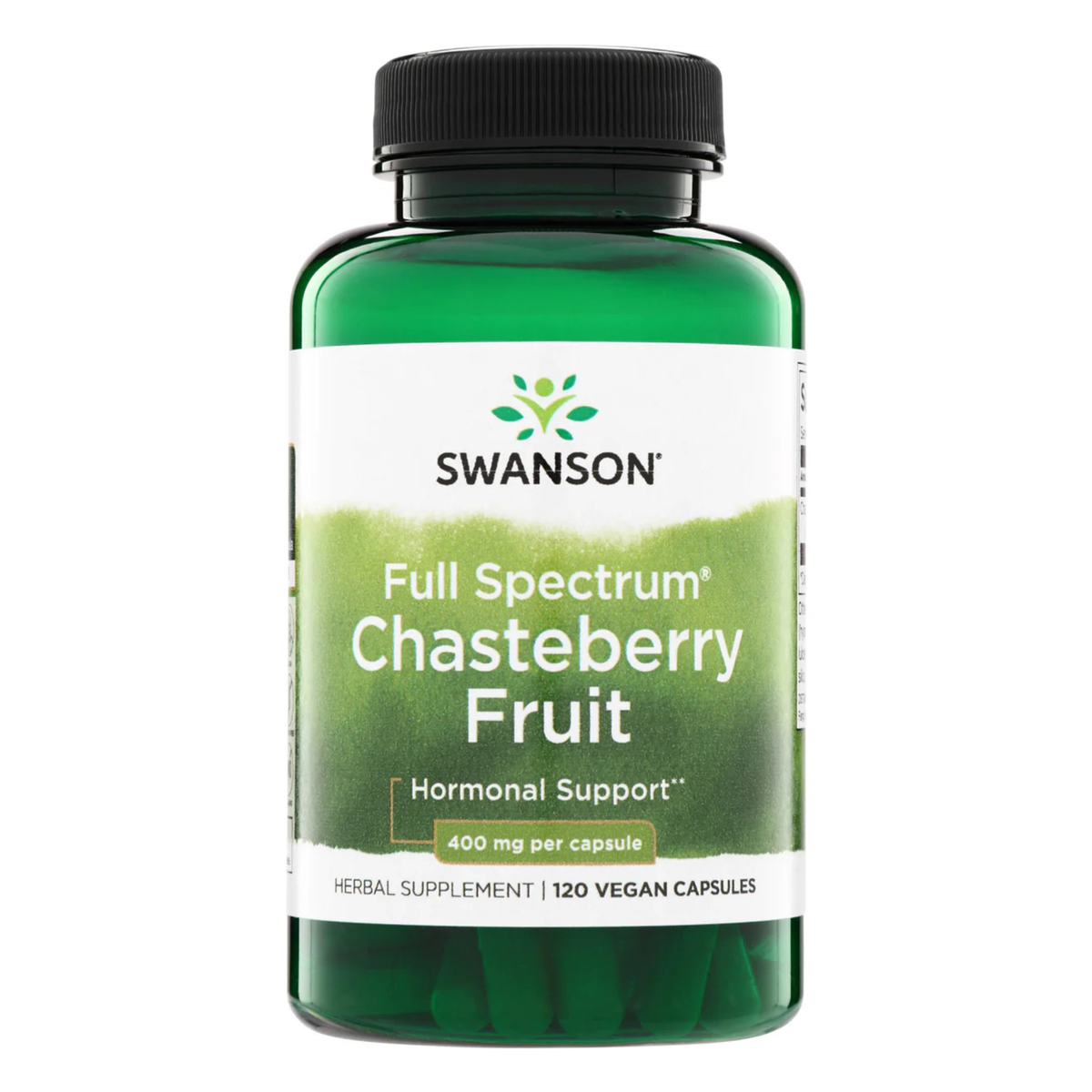 Swanson Chasteberry Fruit 400mg, 120 Capsules