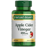 Nature Bounty Apple Cider Vinegar, 200 Tablets