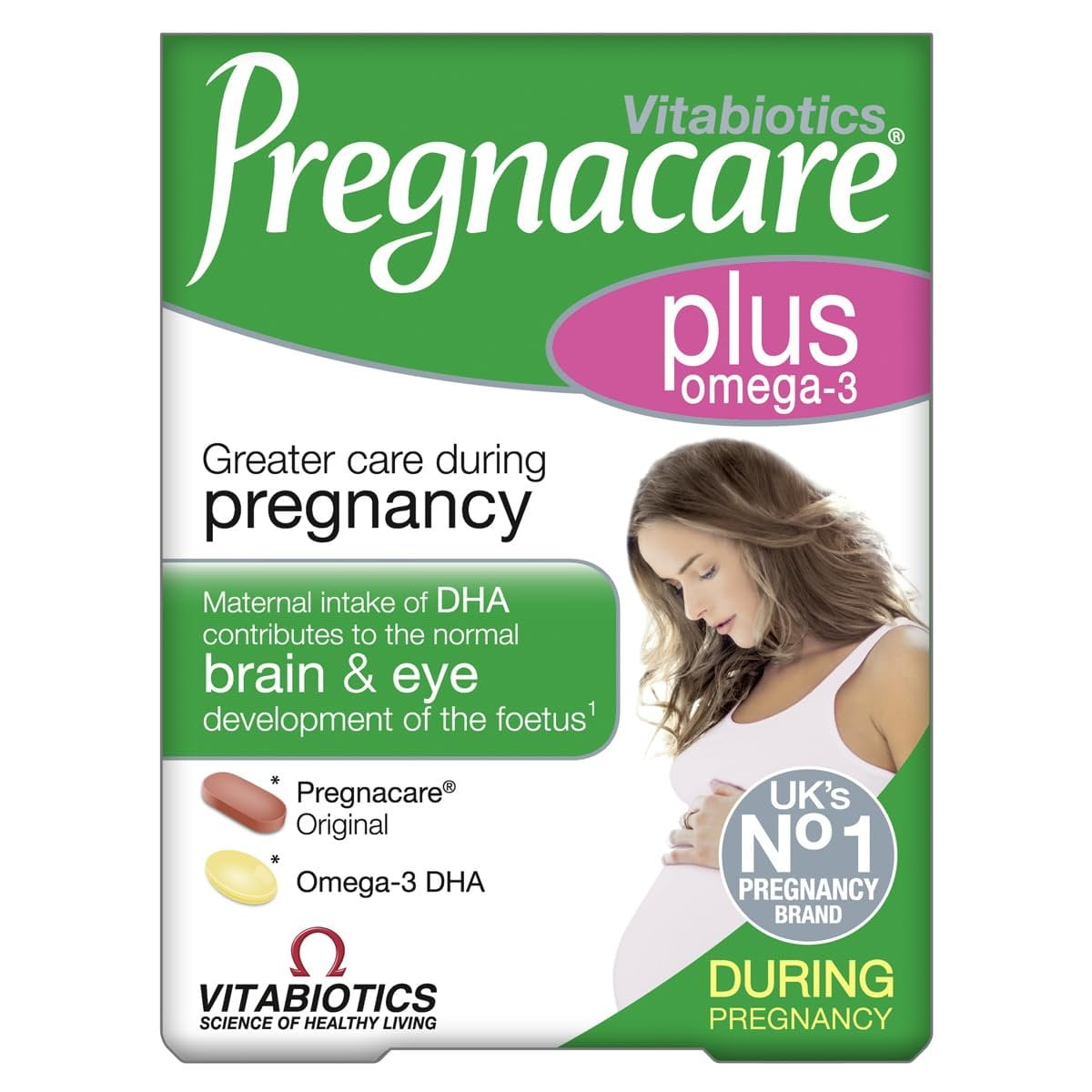 Pregnacare Plus Omega-3 56ct - front of pack
