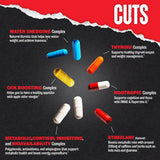 Universal Nutrition Animal Cuts - 42 Pack, Pack of 1,Capsule