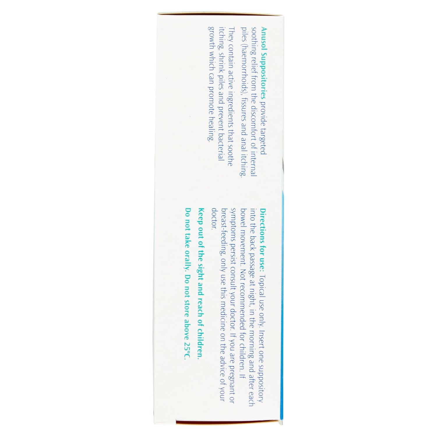 Anusol Suppositories 3 Way Action