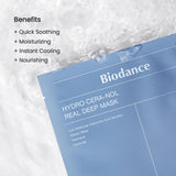 Biodance Hydro Cera-nol Real Deep Mask, Overnight Hydrogel Mask, 1.19 oz (34 g), Pack of 4