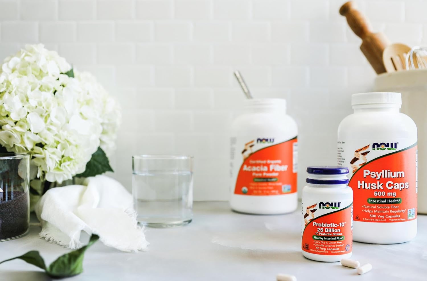 Now Psyllium Husk 500mg 500cap