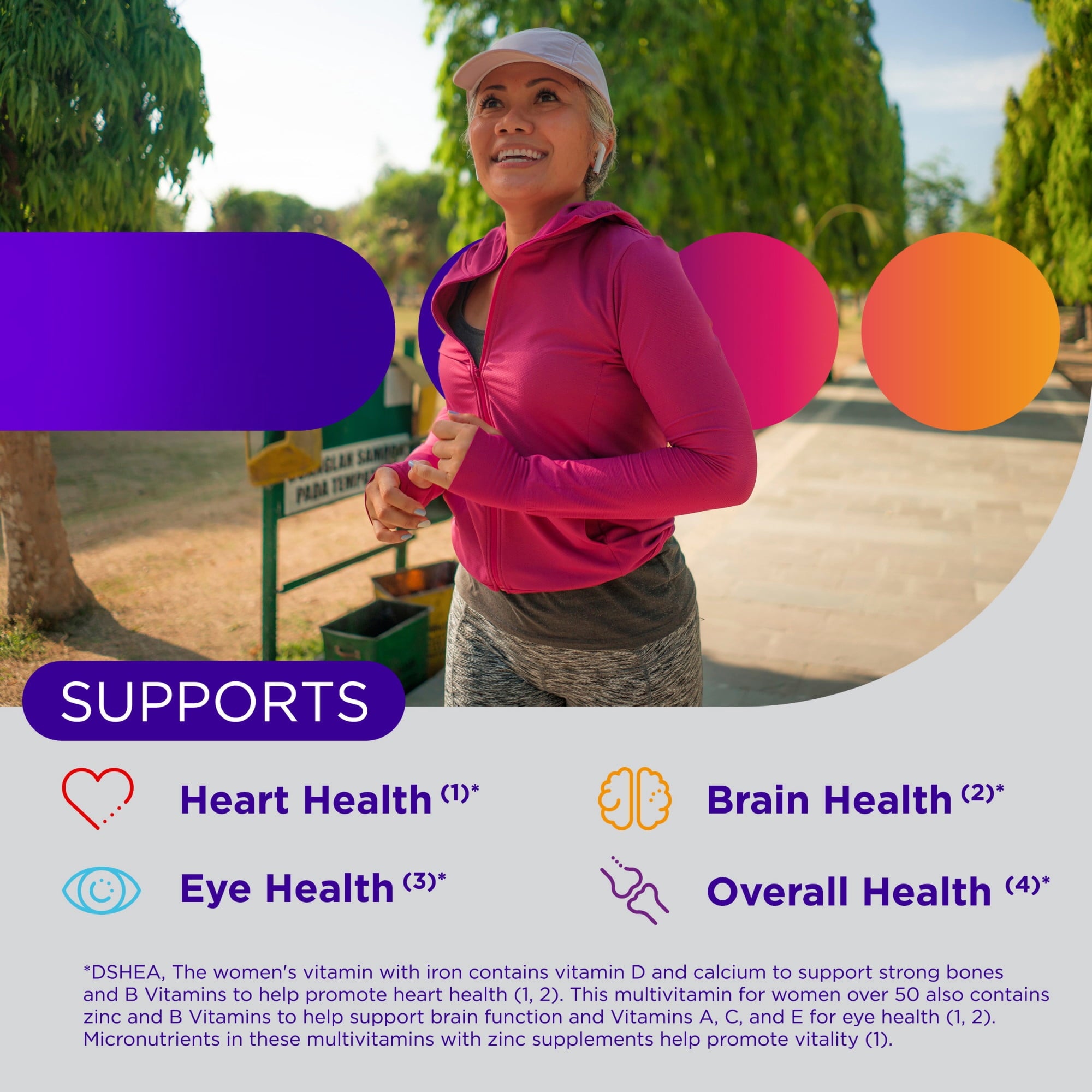 Centrum Silver Women 50 Plus - supplement facts