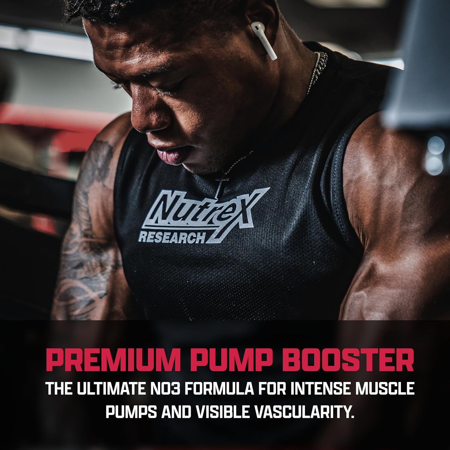 Nutrex NIOX Nitric Oxide | PREMIUM PUMP BOOSTER FOR MAX VASCULARITY - 90Caps