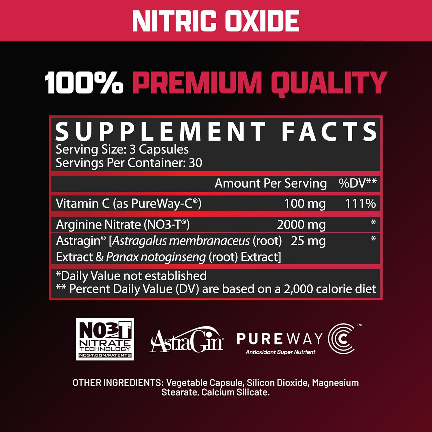 Nutrex NIOX Nitric Oxide | PREMIUM PUMP BOOSTER FOR MAX VASCULARITY - 90Caps