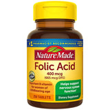 Nature Made Folic Acid 400 Mcg 250 Tablets