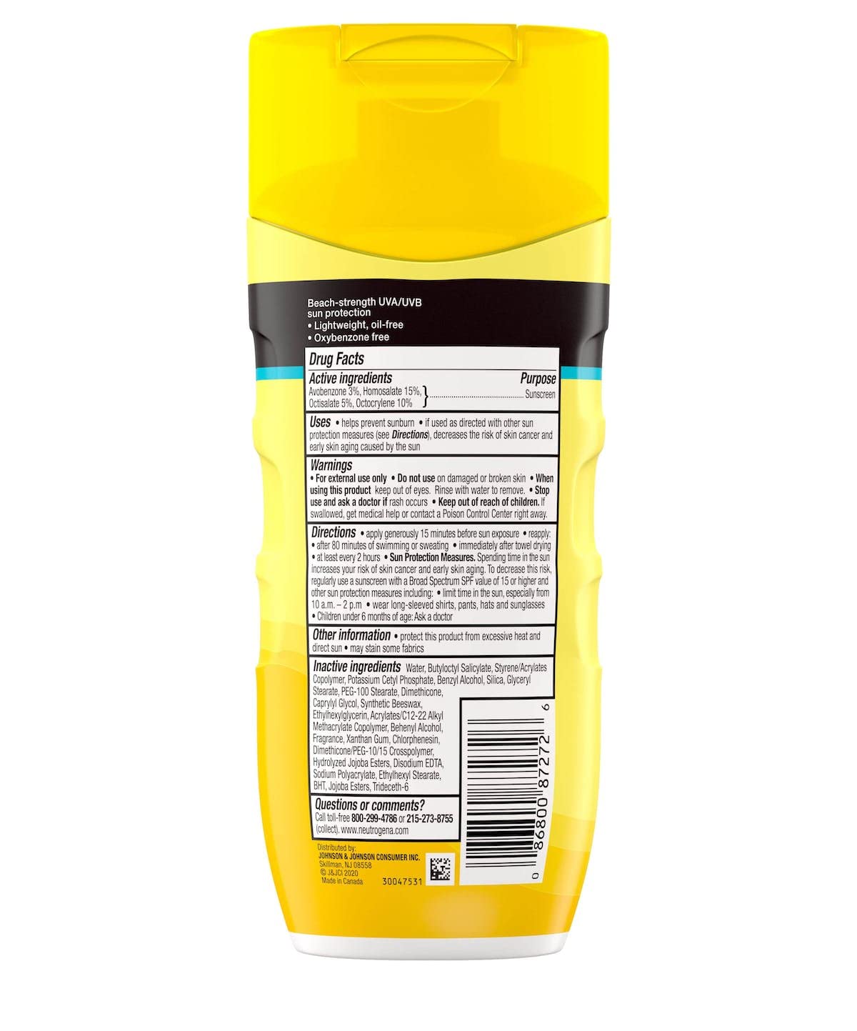 Neutrogena Sunscreen Spf 70 - 6.7 Ounces Lotion For Sensitive Skin, Pack Of 1