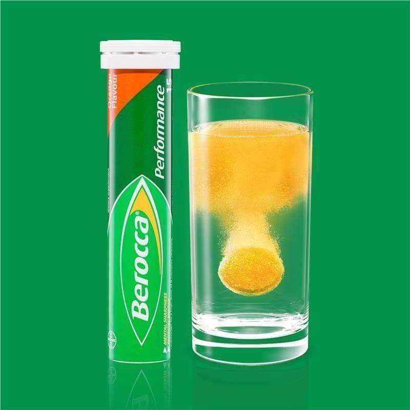 Beroccas Energy Orange Flavour, 15 Sugar-Free Effervescent Tablets (From UK)
