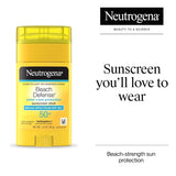 Neutrogena Beach Defense Sunscreen Stick Broad Spectrum SPF 50+, 42g (Pack of 1)