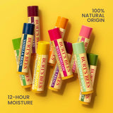 Burt's Bees 100% Natural Moisturizing Lip Balm, Pomegranate, 4 pcs