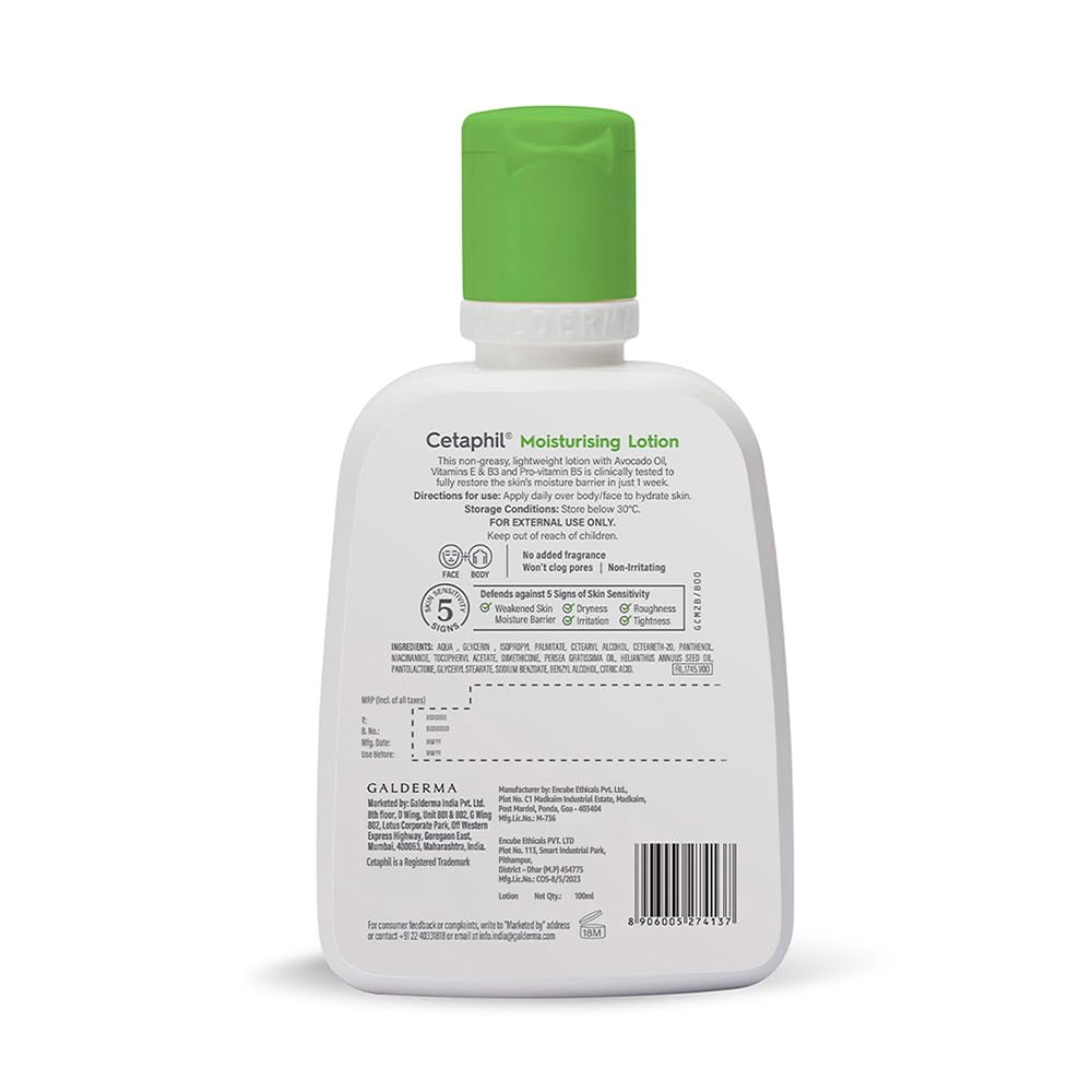 Cetaphil Moisturizing Lotion for Dry to Normal, Sensitive Skin