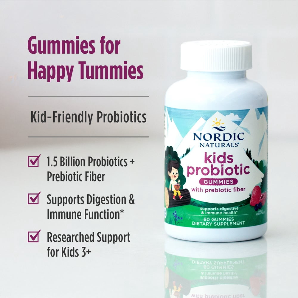 Nordic Naturals Kids Probiotic Gummies 60ct - additional view
