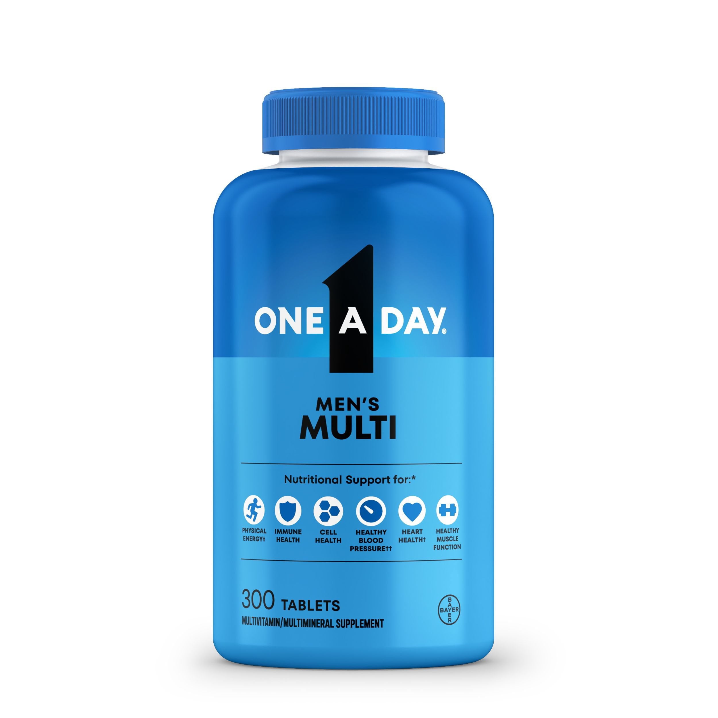 One A Day Men's Health Formula 300ct - front of bottle