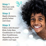 Aveeno Baby Kids Curly Hair Shampoo With Oat Extract & Shea Butter 12 Fl Oz