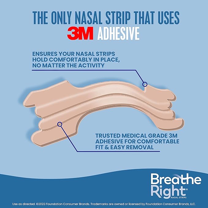 Breathe Right Nasal Strips, Large