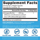 Doctor's Best Ashwagandha Featuring Sensoril, Non-Gmo, Gluten Free, 125 Mg, 60 Veggie Caps