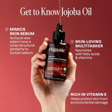 Cliganic USDA Organic Jojoba Oil, 100% Pure (4oz Large) | Natural Cold Pressed Unrefined Hexane Free Oil for Hair & Face