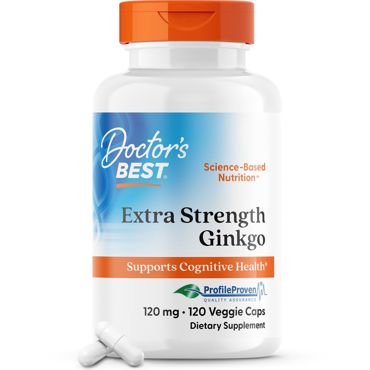 Doctor's BEST Extra Strength Ginkgo, Non-Gmo, Gluten Free, Vegan, Soy Free, Promotes Mental Function And Memory, 120 Mg, 120 Count (Pack Of 1) - Capsule