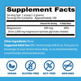 Doctor's Best High Absorption Magnesium Glycinate Lysinate, 100% Chelated, Non-GMO, Vegan, Gluten Free, Soy Free, 200 Grams