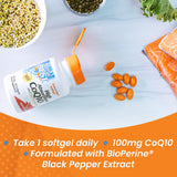 Doctor's Best High Absorption CoQ10 with BioPerine 100 mg 60 Softgels