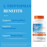 Doctor's Best L-Tryptophan with TryptoPure 500 mg 90 Veggie Capsules